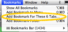 Safari bookmark set command