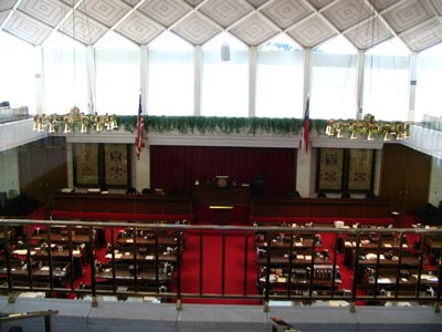 interior, NC state legislature, the House chamber