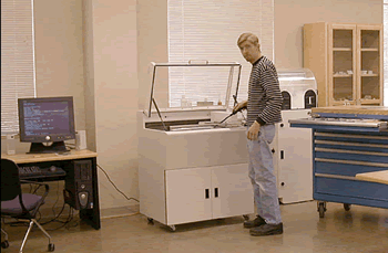 wcu photo of z400 3d introductory level printer