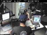 live cam shot of WCU radio station control room