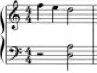 1 bar classic notation