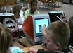 students thinking at computers