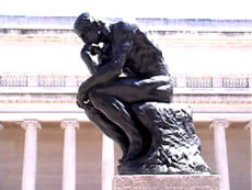 Rodin's statue the thinker